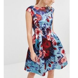 *EUC* ASOS/Closet London Floral Cocktail Dress
